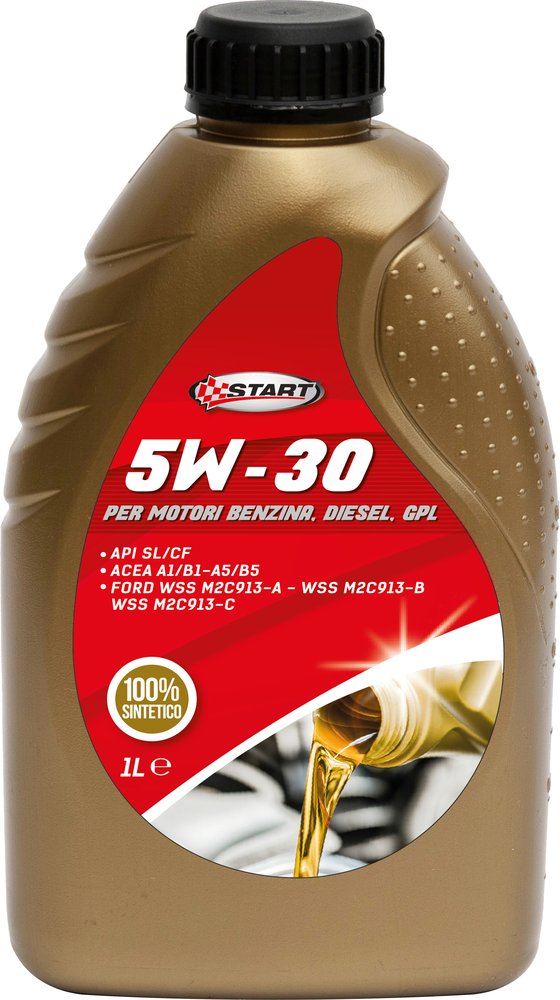 START Olio Lubrificante Motore 5w 30 Diesel e Benzina Sint Drive Tanica 1 Litro
