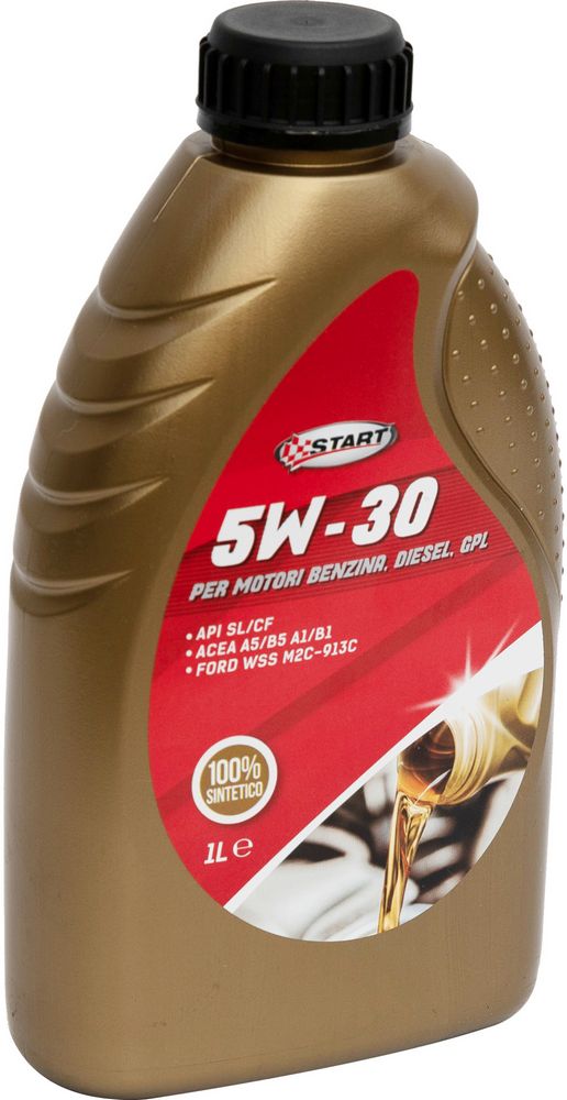 START Olio Lubrificante Motore 5w 30 Diesel e Benzina Sint Drive Tanica 1 Litro