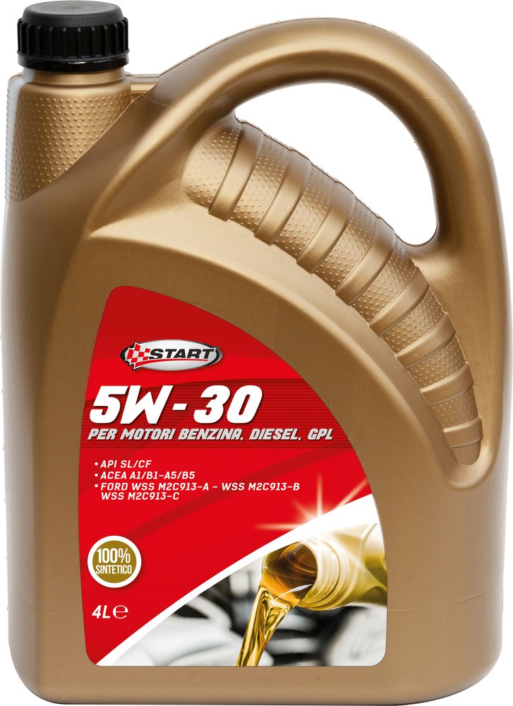 START Olio Lubrificante Motore 5w 30 Diesel e Benzina Sint Drive Tanica 4 Litro