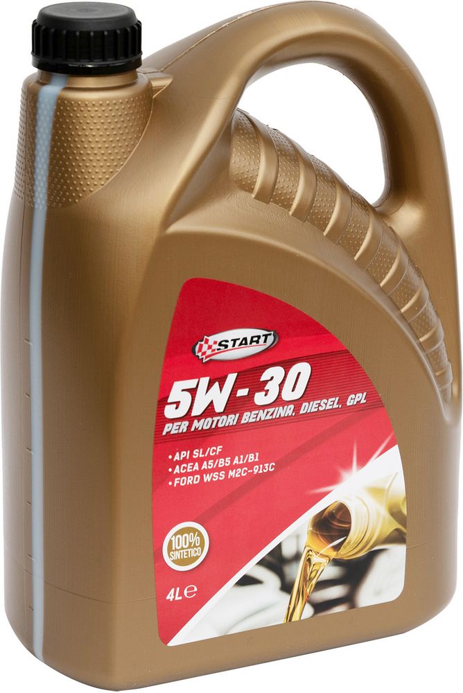 START Olio Lubrificante Motore 5w 30 Diesel e Benzina Sint Drive Tanica 4 Litro