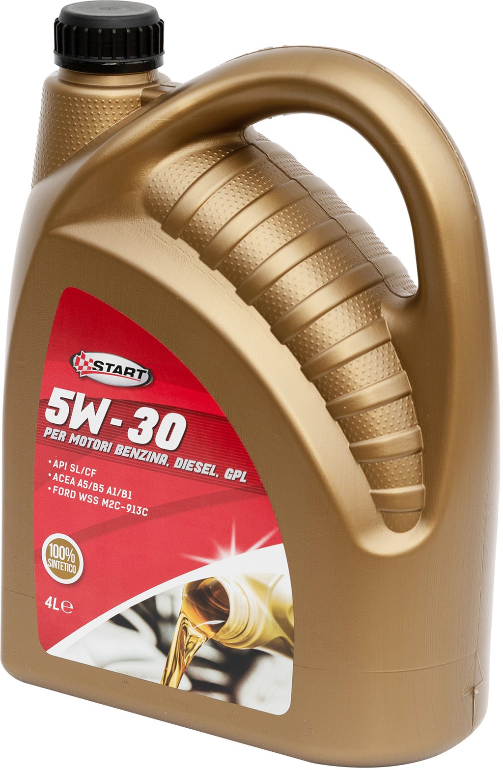 START Olio Lubrificante Motore 5w 30 Diesel e Benzina Sint Drive Tanica 4 Litro