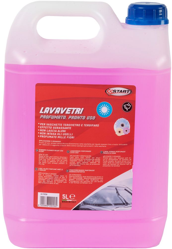 START Liquido tergivetro profumato ai millefiori -5?C 5L Accessorio Originale