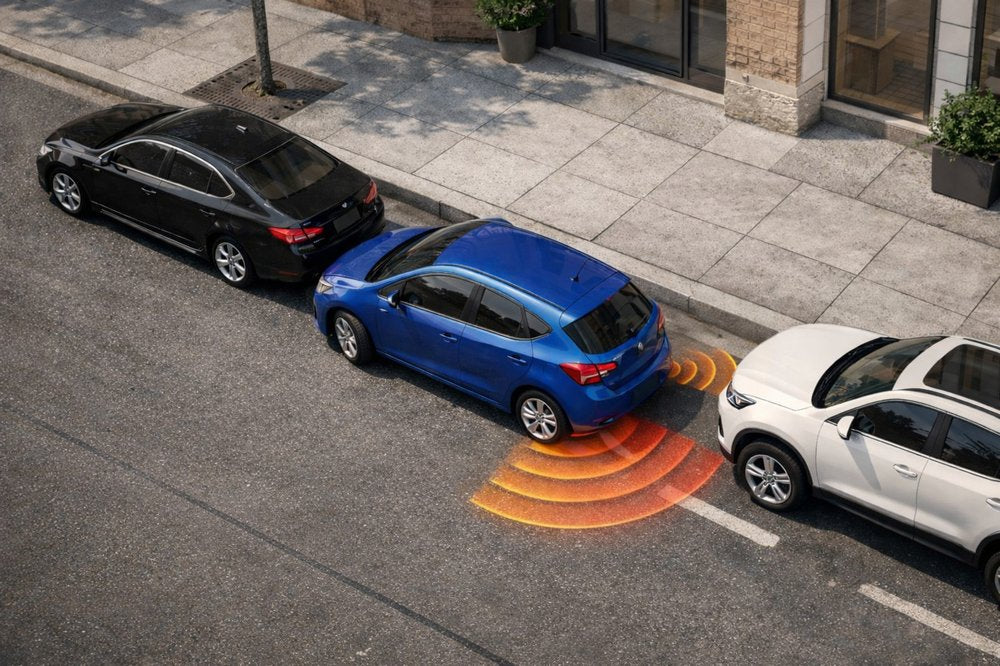 START Sensori di Parcheggio Wireless a Ultrasuoni per Auto - Kit da 4 Pezzi