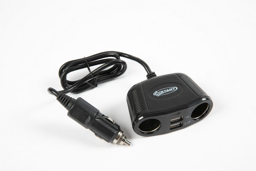START Sdoppiatore 2 Vie per Presa Accendisigari con USB-A + USB-C - Adattatore