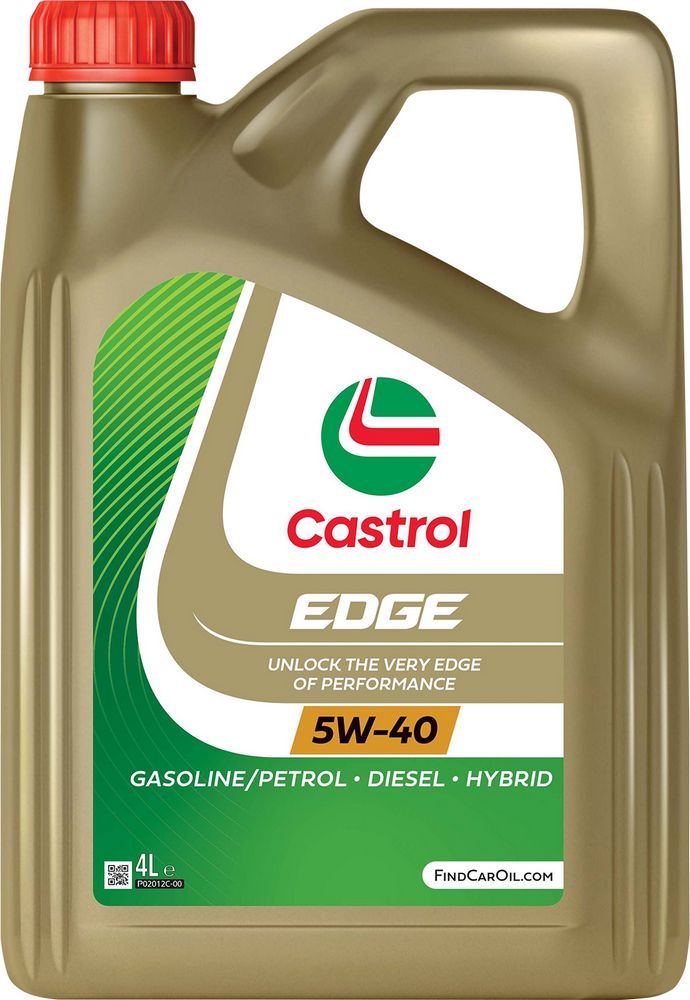 Castrol Edge 5W-40 2T 4L Sintetico Olio Motore Lubrificante Auto Benzina Diesel
