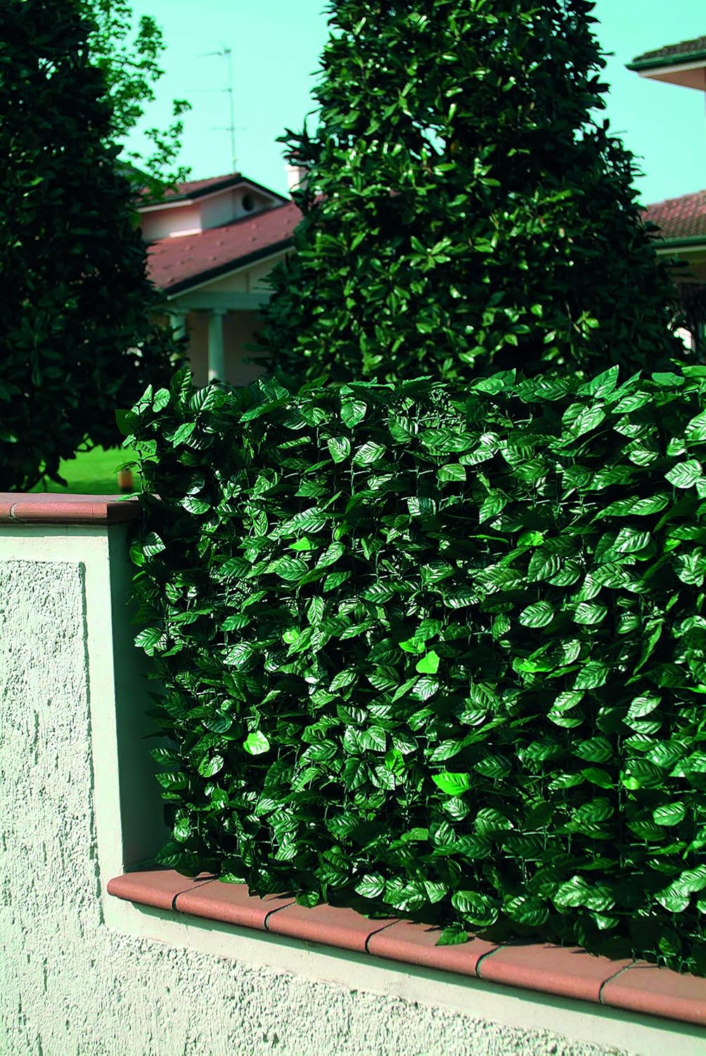 Garden Friend Recinzione pvc con foglie lauro H. 100 L. 2000 cm