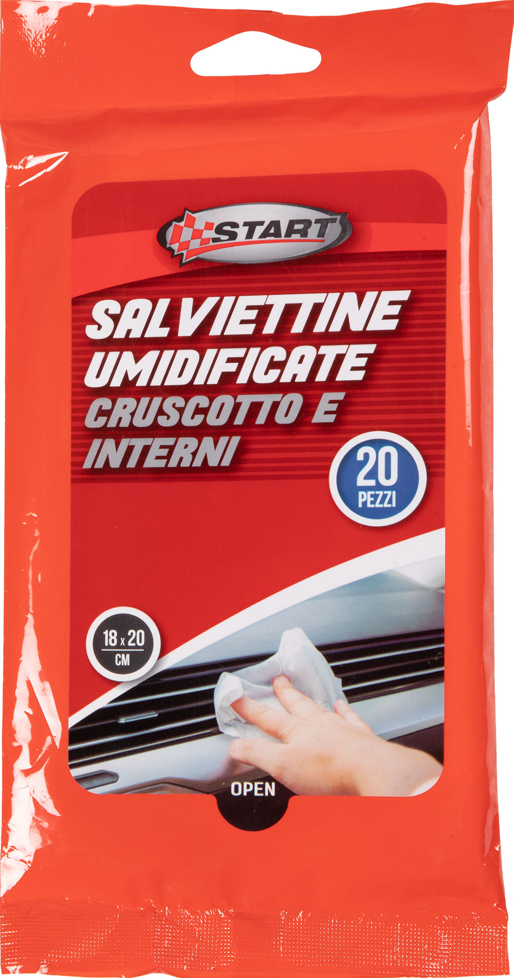 START Salviette Cruscotto Auto Profumate 20 Pezzi