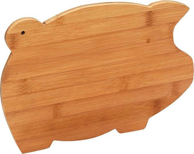 King Home TAGLIERE BAMBU' PIG 28x20x1h cm