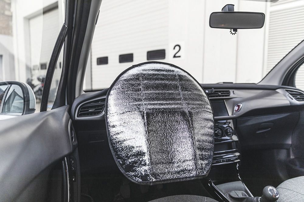 START cappuccio Coprivolante Parasole Universale per Auto Protezione Volante