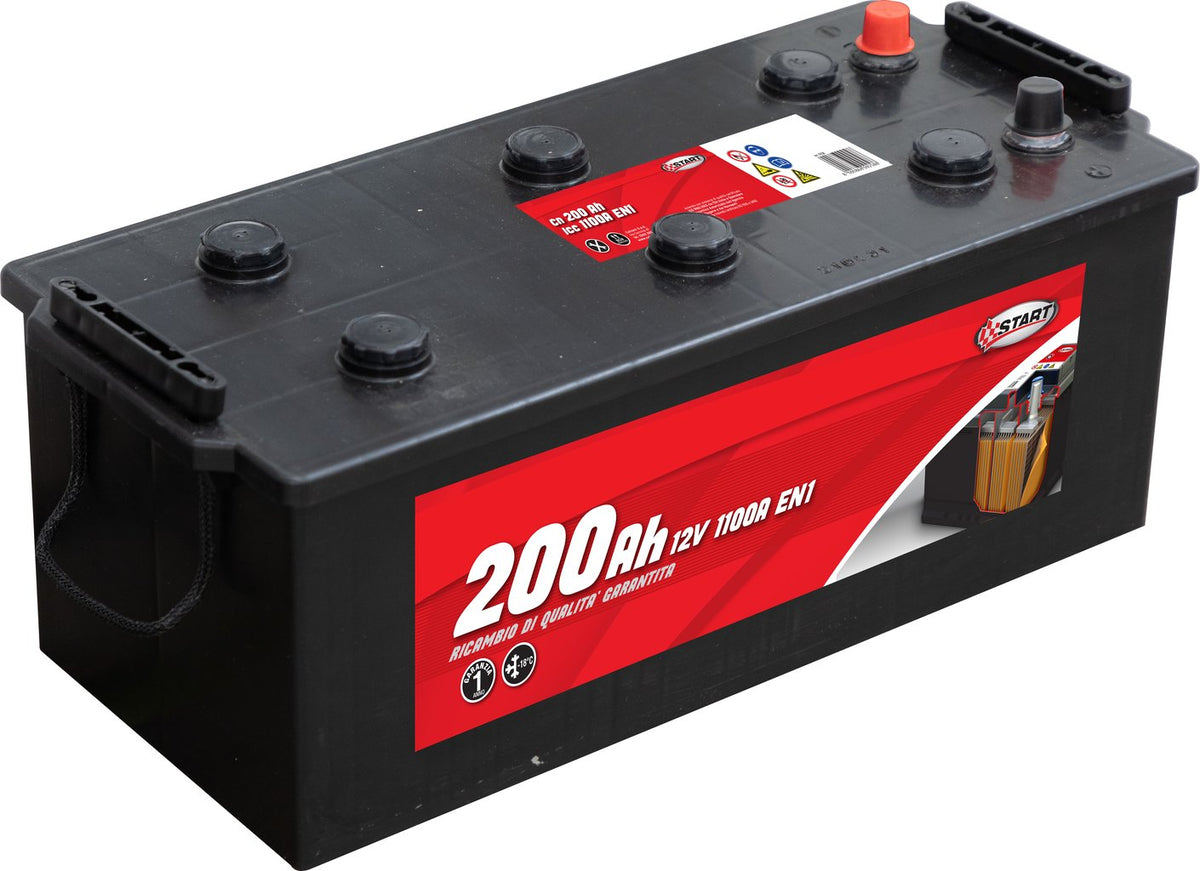 START Batteria Autocarro 200AH 1000A Polo positivoDestro Cassetta C Originale