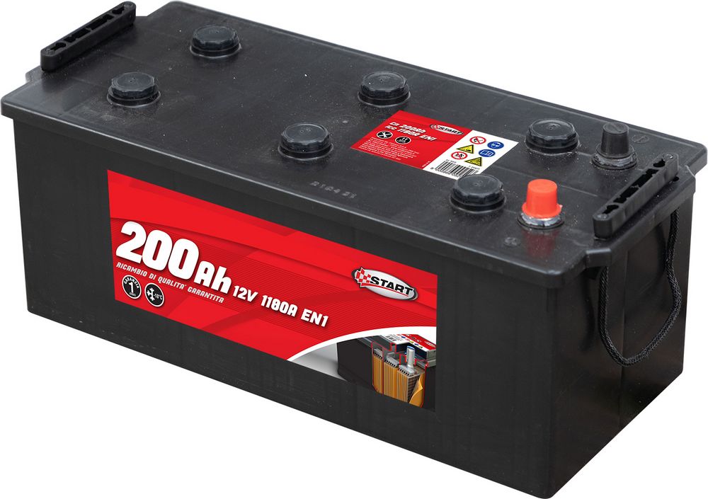 START Batteria Start 200 Ah 1180A EN1 - Avviamento Potente e Affidabile