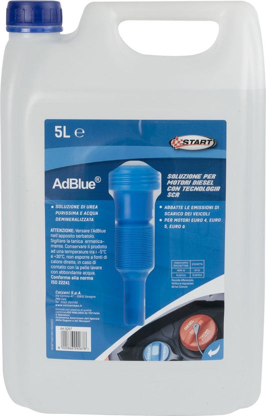 AdBlue Sintetico 5 Litri  Additivo Diesel Riduzione Emissioni NOx