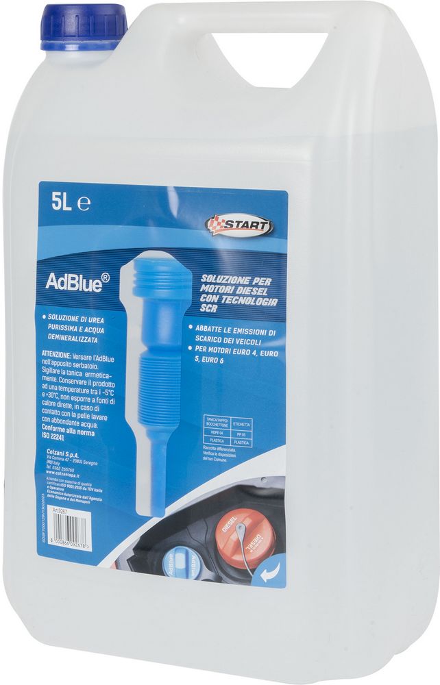 AdBlue Sintetico 5 Litri  Additivo Diesel Riduzione Emissioni NOx