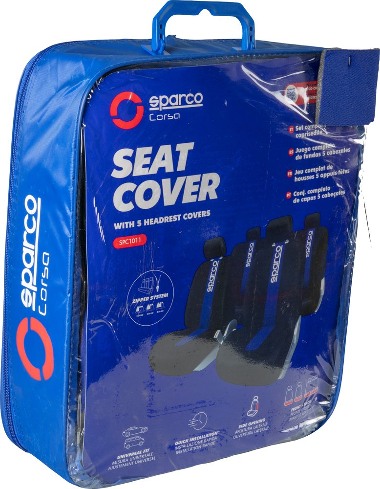 SPARCO Set completo SPC1011 coprisedili blu per auto universali anteriori