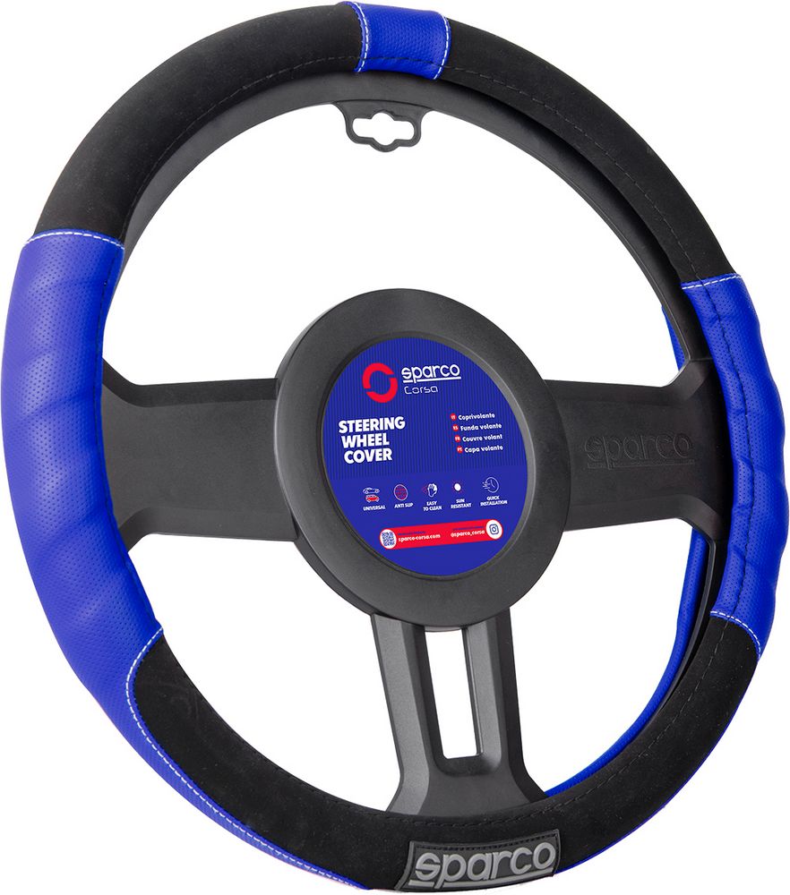 Coprivolante SPC1108 auto universale blu in poliestere 38cm