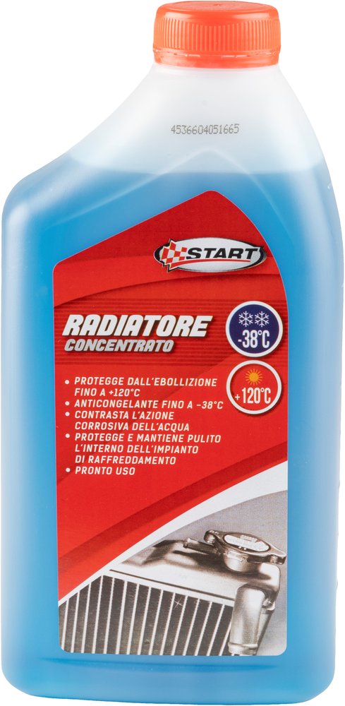 START - Affidabilit? concentrata con liquido radiatore anticongelante -38?C