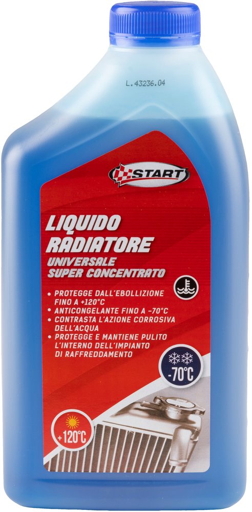START - Liquido Radiatore Super Concentrato -70?C / +120?C 1L ? Protezione