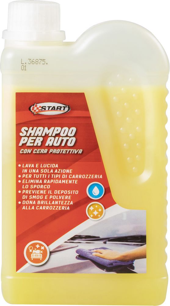 START Shampoo per auto con cera 500ML per tutte la carrozzerie
