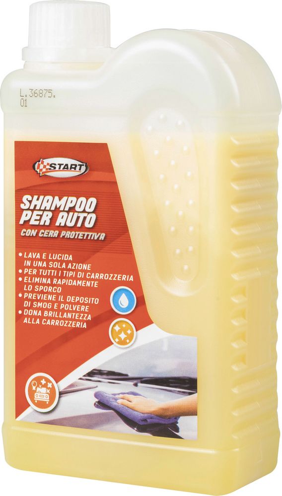 Shampoo per auto con cera 500ML per tutte la carrozzerie