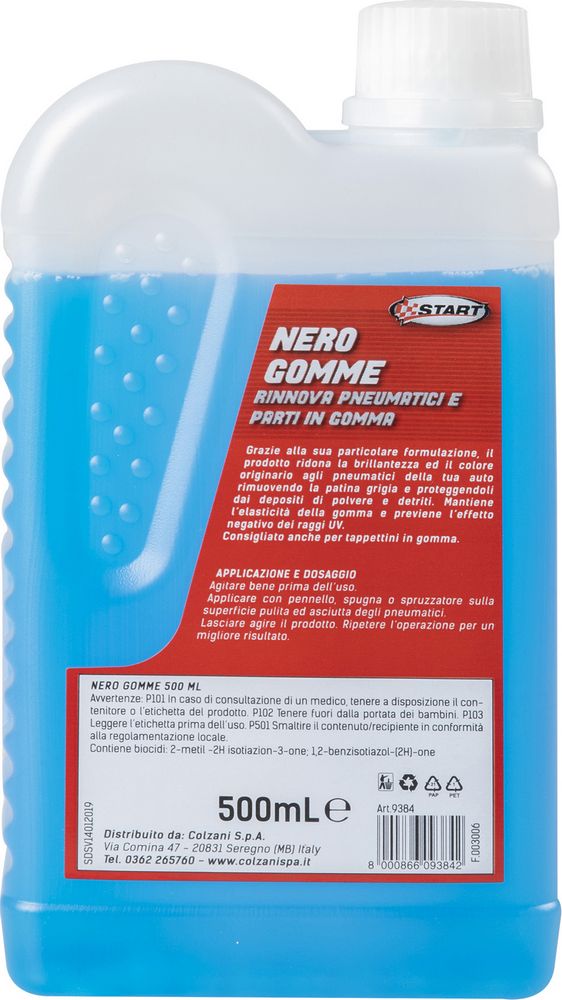START Liquido nero gomme effetto lucido 500ML Accessorio Originale