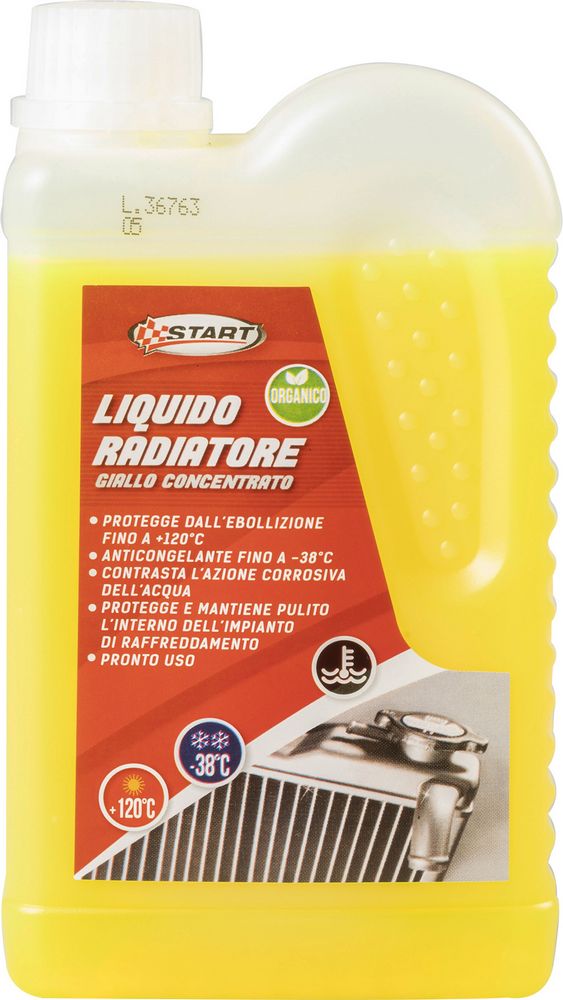 START- Antigelo Giallo -38C 500 ml, Sicurezza per Radiatori Auto