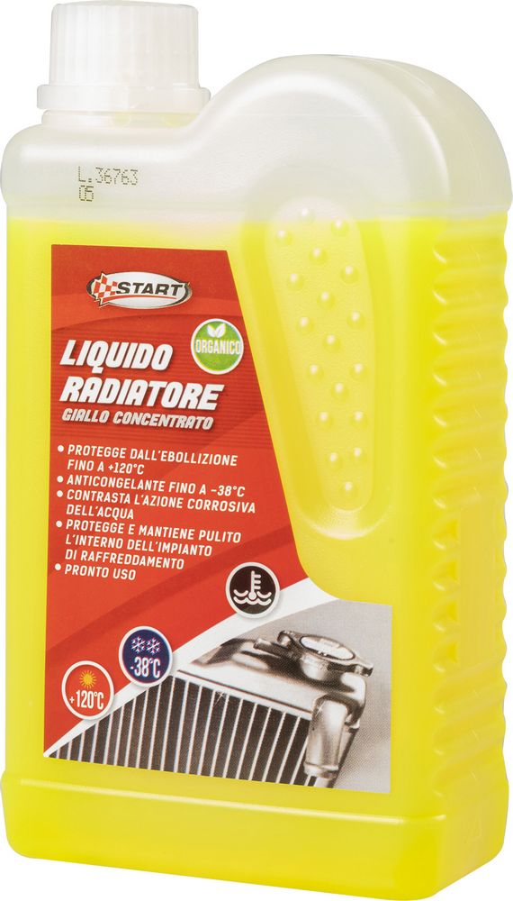 START- Antigelo Giallo -38C 500 ml, Sicurezza per Radiatori Auto
