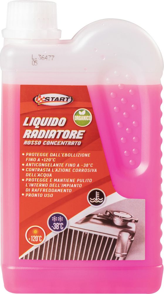 START- Antigelo Rosso -38C 500 ml per Radiatori Auto e Veicoli