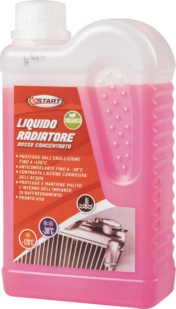 START- Antigelo Rosso -38C 500 ml per Radiatori Auto e Veicoli