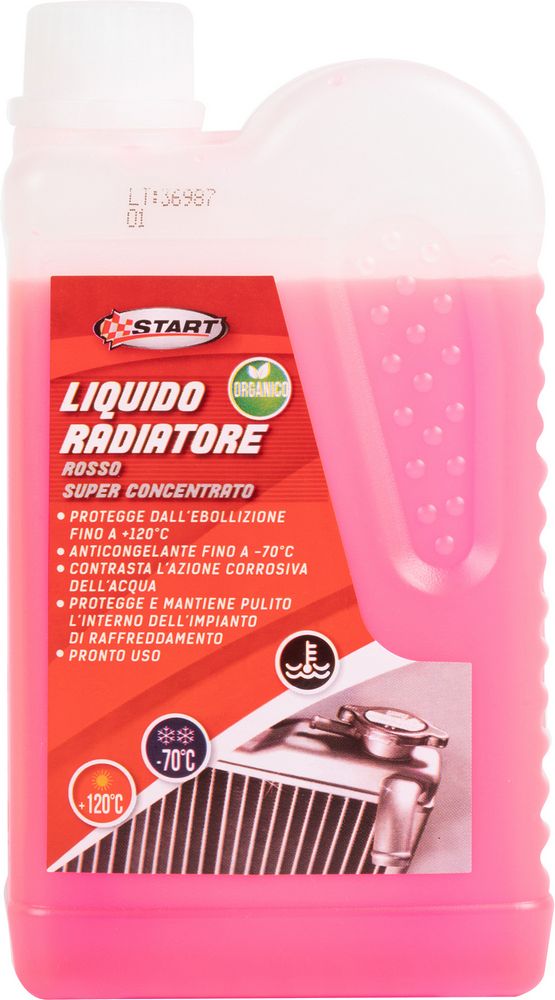 START- Antigelo Rosso -70C Puro per Radiatori, 500 ml Made in Italy