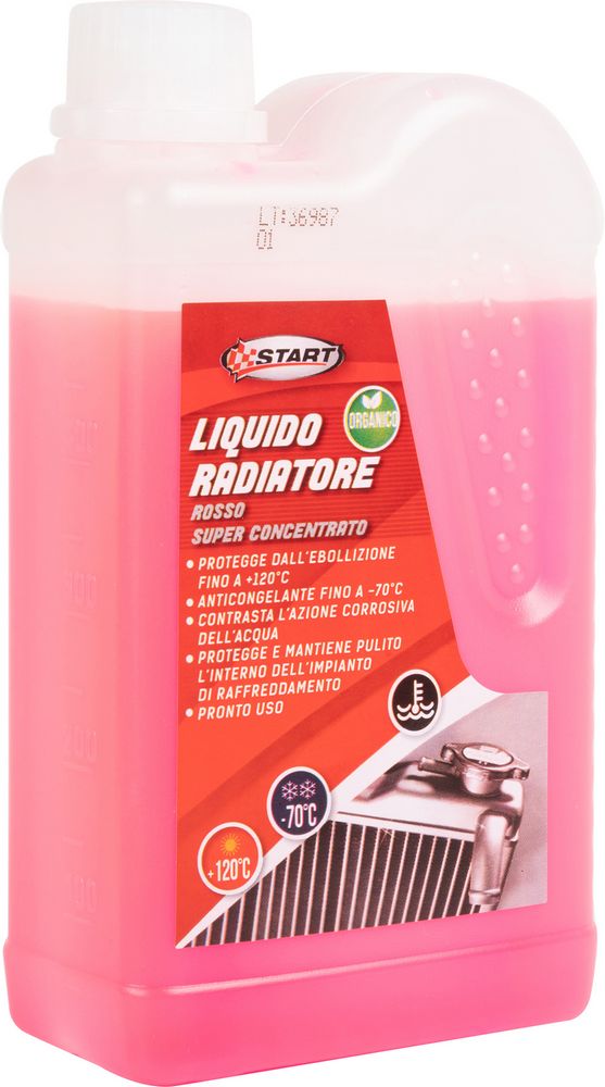 START- Antigelo Rosso -70C Puro per Radiatori, 500 ml Made in Italy