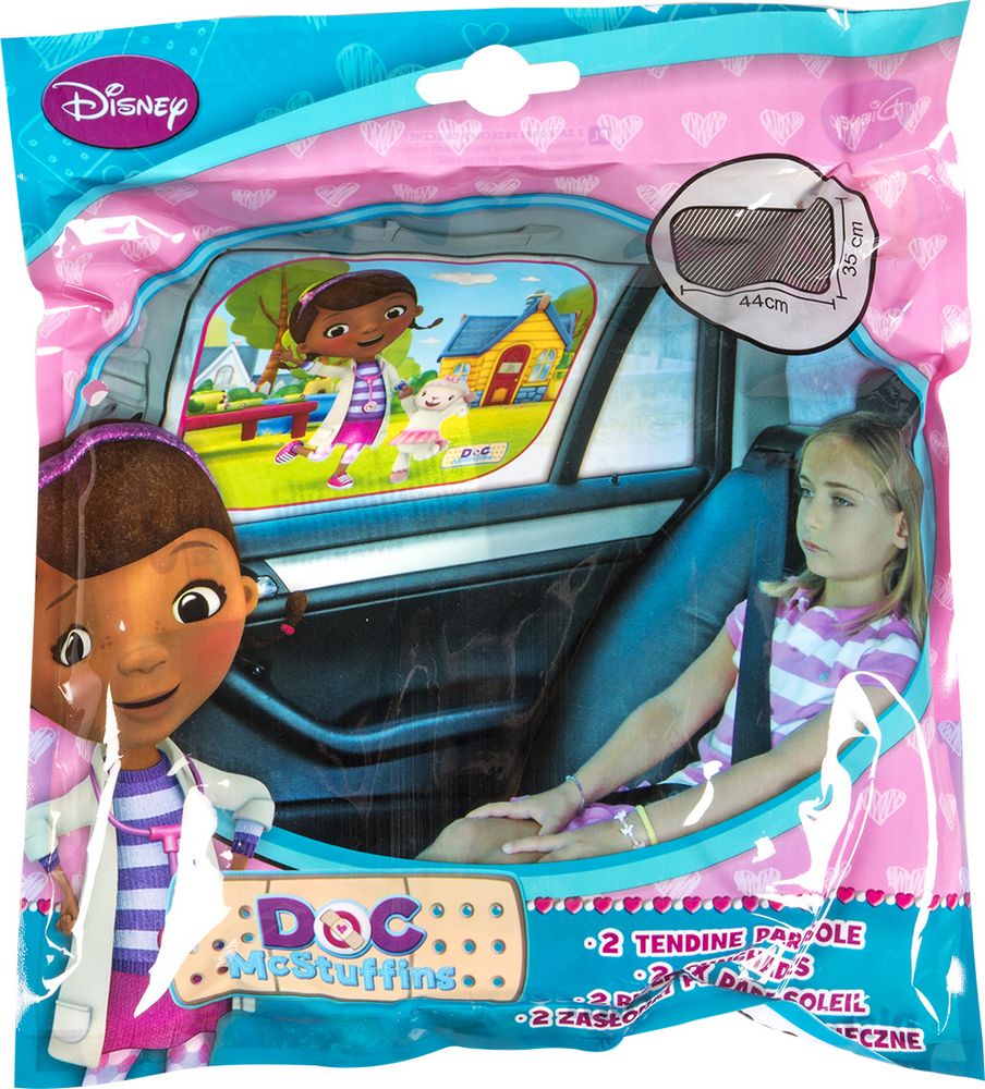 TATAWAY Coppia tendine parasole laterali auto Dott.ssa Peluche universali