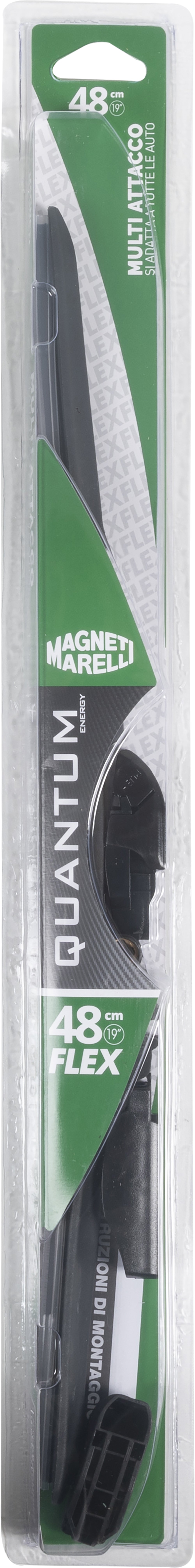 QUANTUM ENERGY Magneti Marelli Spazzola tergicristallo auto Flex 48cm -19 "
