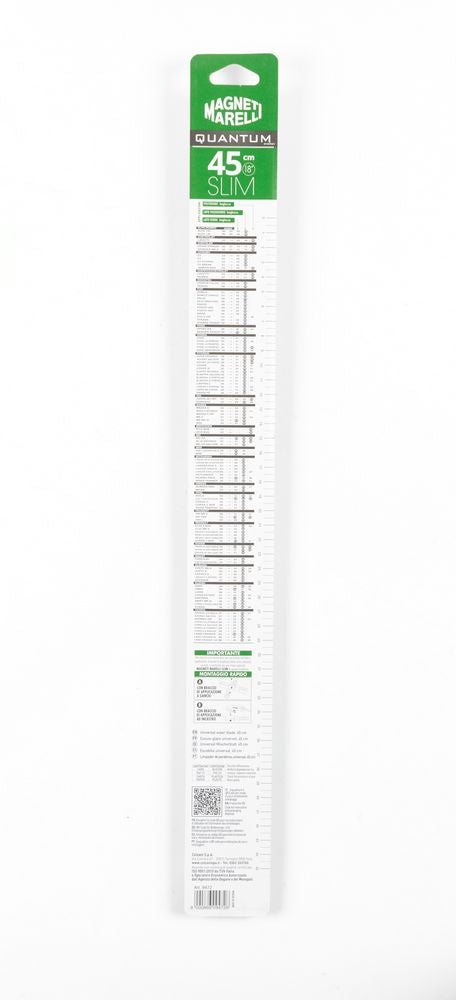 Magneti Marelli Spazzola tergicristallo auto Slim 45cm - 18" parabrezza attacco universale