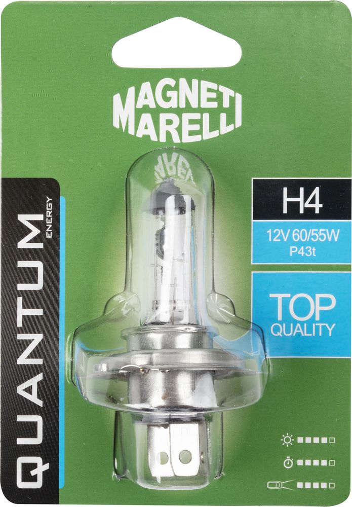 QUANTUM ENERGY Magneti Marelli H4 lampadina Alogena singola auto 12V 60/55W