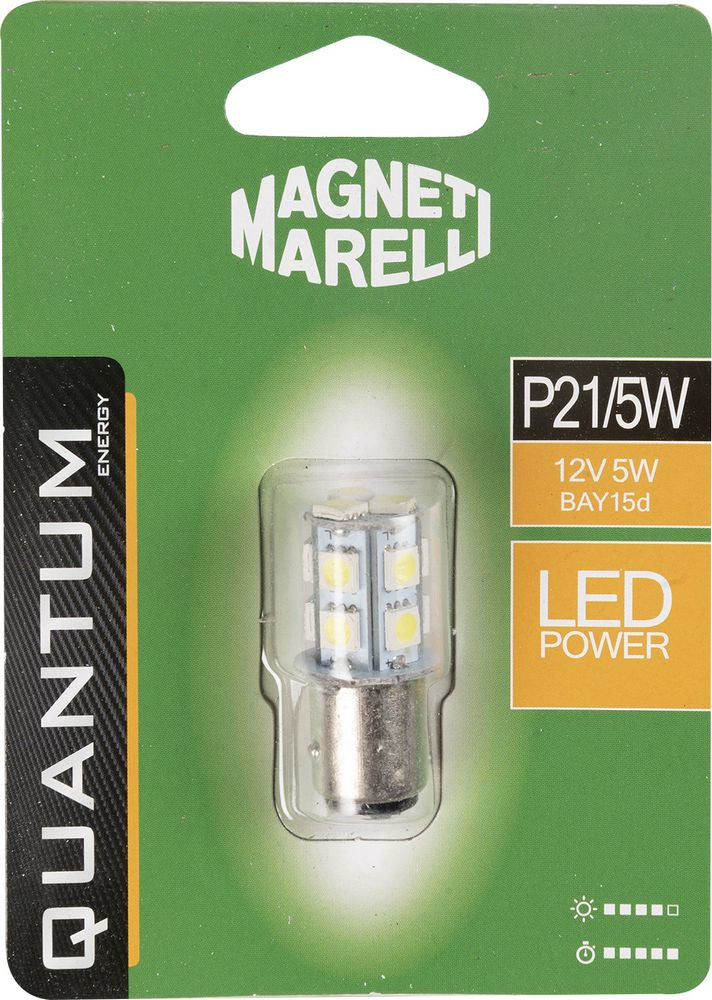 QUANTUM ENERGY Magneti Marelli P21/5W lampadina singola auto LED SMD 12V/5W