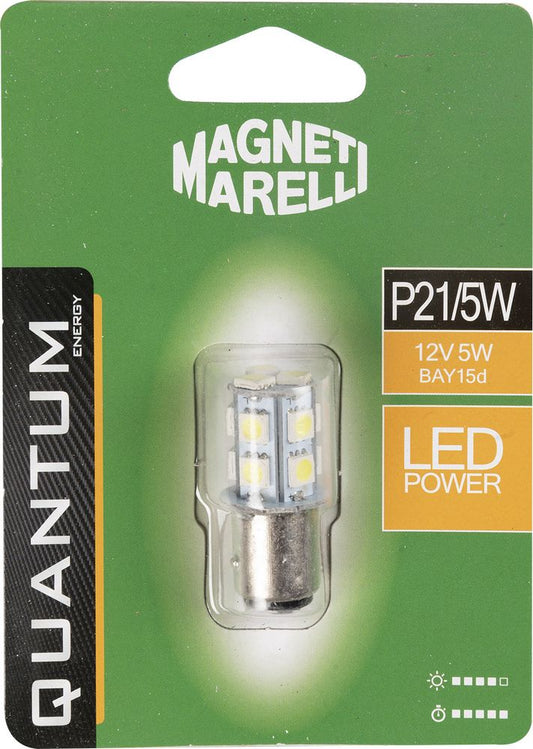 QUANTUM ENERGY Magneti Marelli P21/5W lampadina singola auto LED SMD 12V/5W