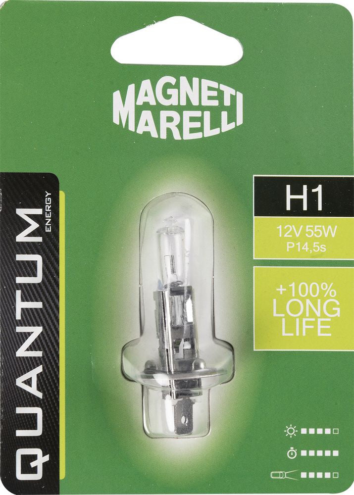 QUANTUM ENERGY Magneti Marelli H1 lampadina singola auto long life 12V 55W