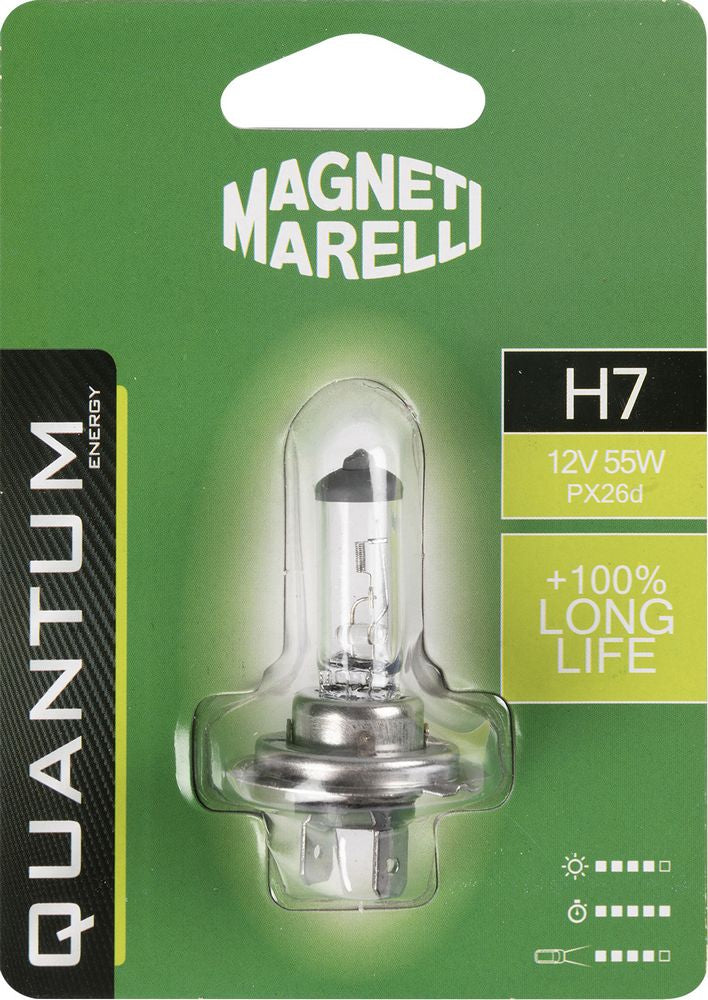 QUANTUM ENERGY Magneti Marelli H7 lampadina singola auto long life 12V 55W