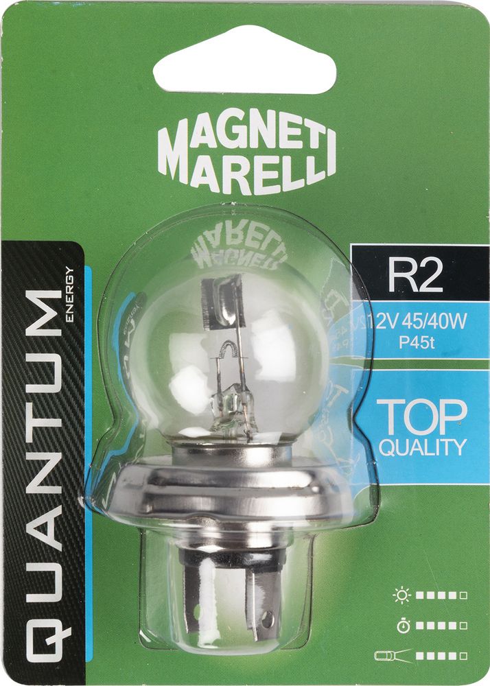 Magneti Marelli R2 lampadina singola asimmetrica auto 12V 45/40W attacco P45t