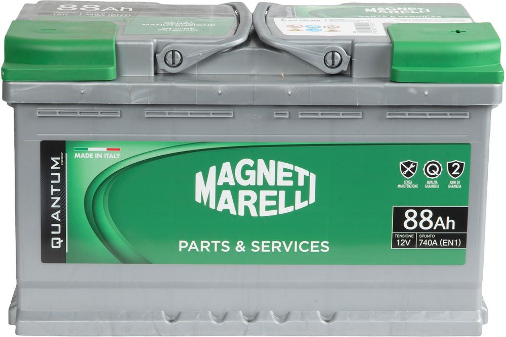 QUANTUM ENERGY Magneti Marelli Batteria per auto 90AH 12V 740A EN1 cassetta