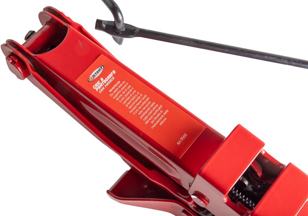 Cric a pantografo con manico 1T