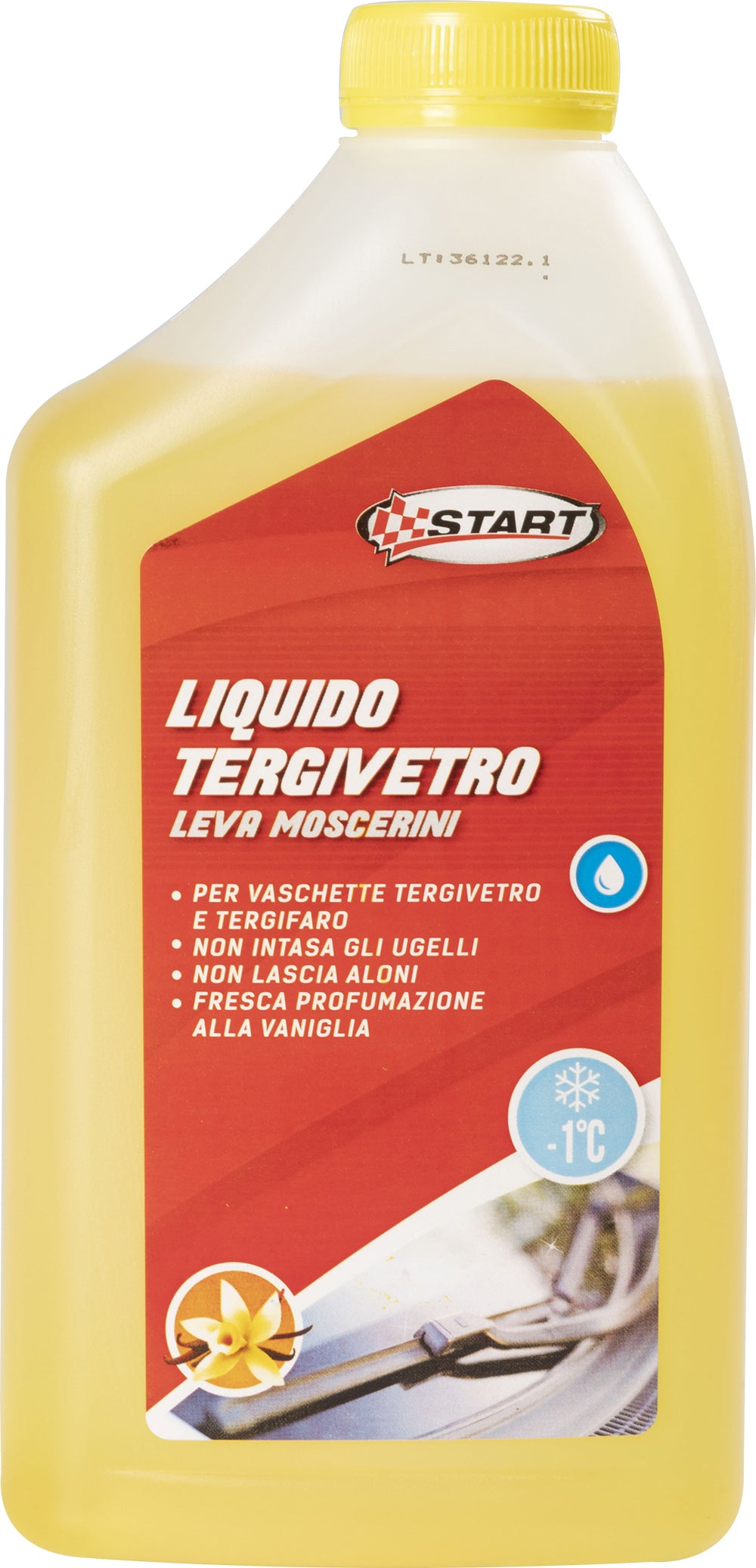 Liquido tergivetro levamoschini -1 profumato alla vaniglia 1L