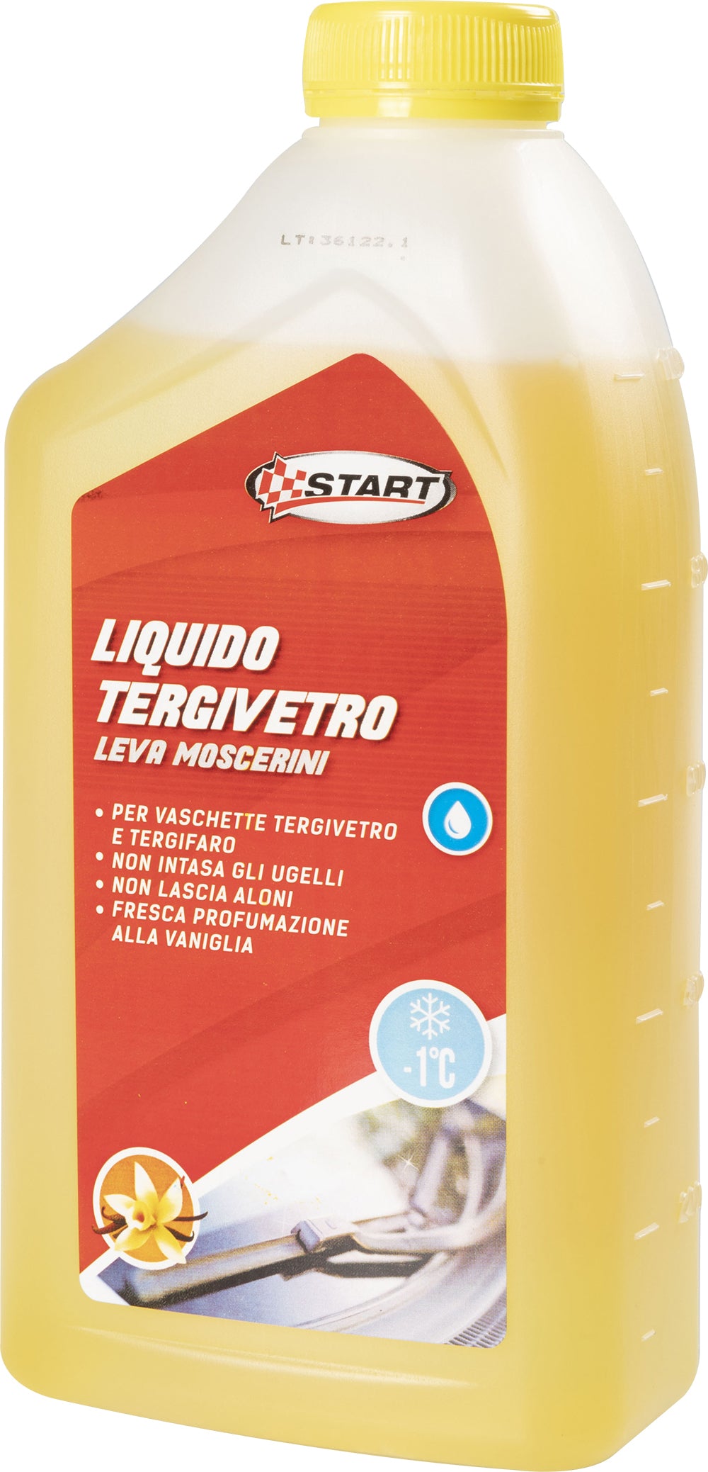 Liquido tergivetro levamoschini -1 profumato alla vaniglia 1L