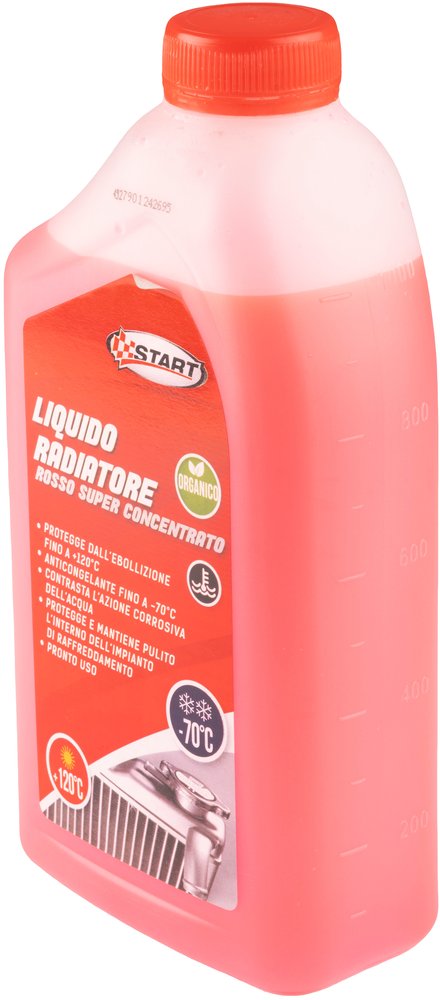 START- Liquido radiatore rosso -70C per monoblocchi in alluminio