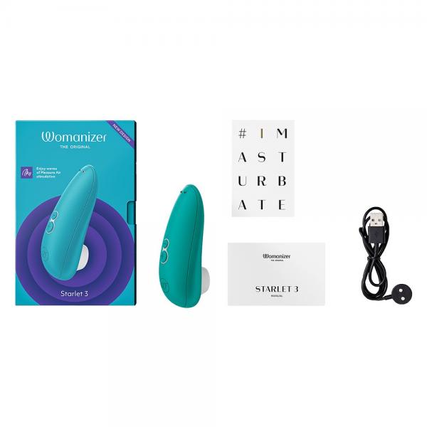 WOMANIZER - STIMOLATORE CLITORALE STARLET 3 TURCHESE