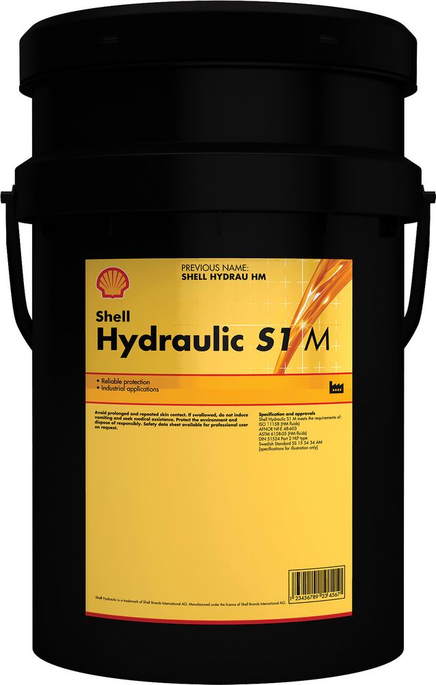 SHELL Fluido idraulico industriale S1 M68 20 LT Accessorio Originale Auto