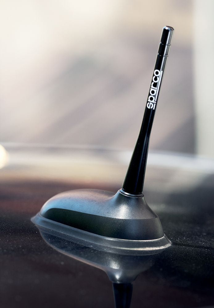 SPARCO Antenna SPC1417 con viti e tappi valvola pneumatici in alluminio Auto