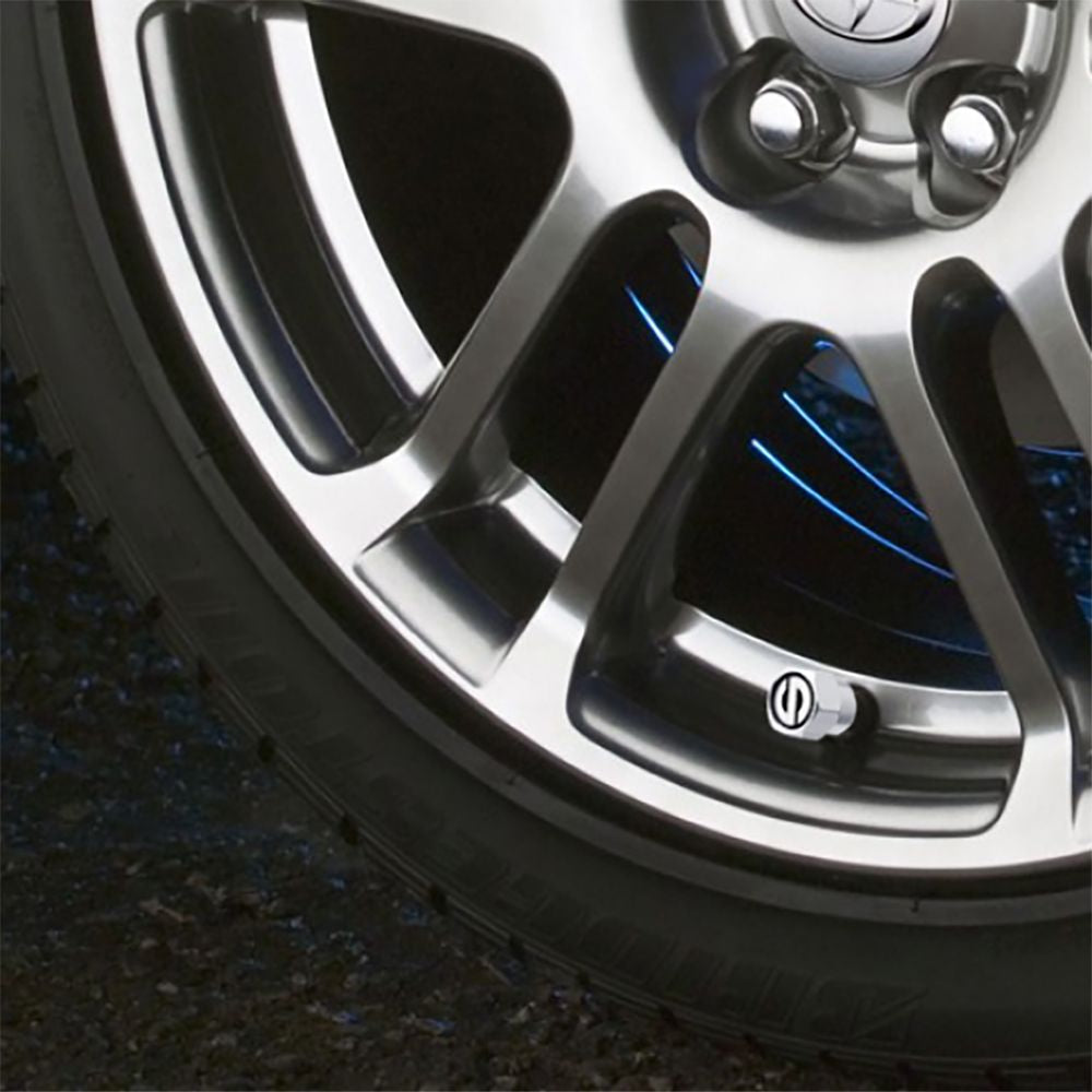 SPARCO Antenna SPC1417 con viti e tappi valvola pneumatici in alluminio Auto