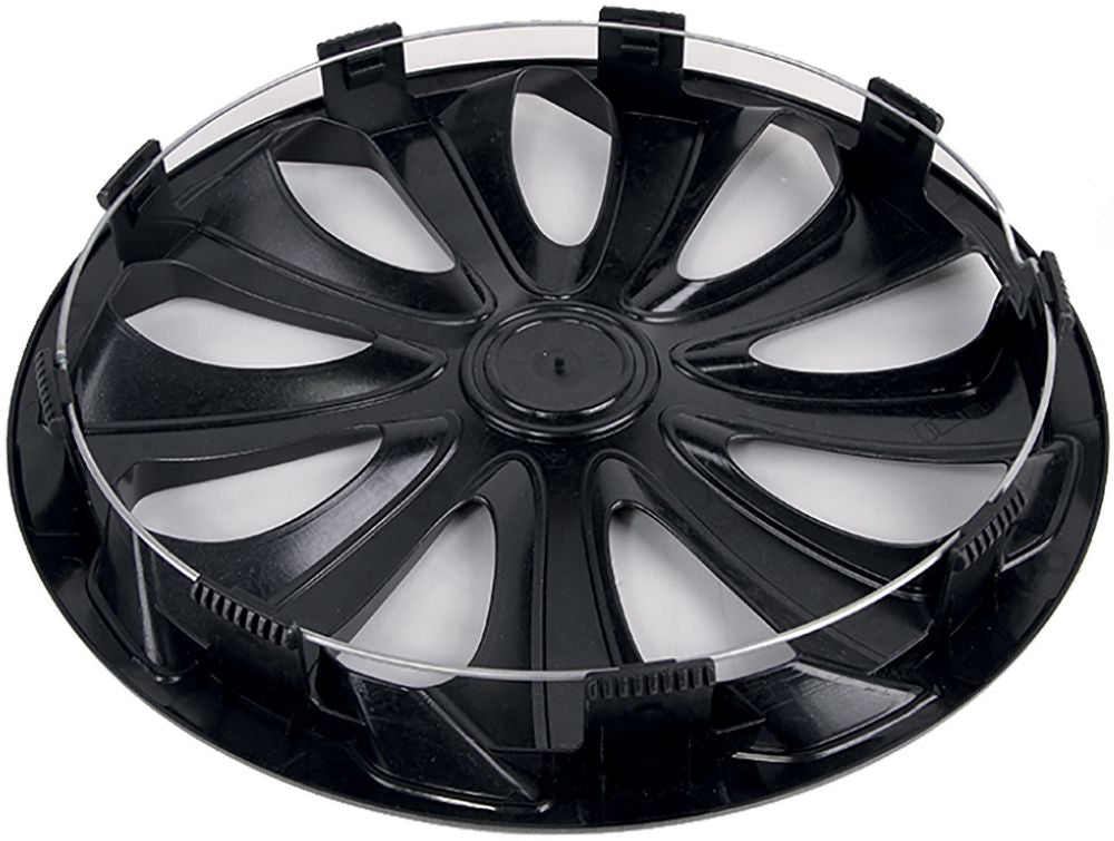 SPARCO Borchie Set 4 copricerchi 15" pollici copriruota auto Sicila SPC1570BK