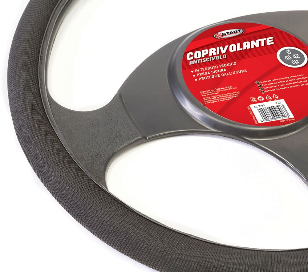 START Coprivolante auto in tessuto tecnico antiscivolo diam. 40-42 cm